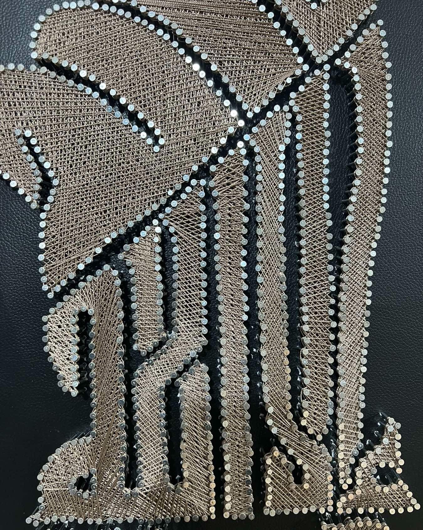 Sacred Kalima String Art محمد رسول‌الله