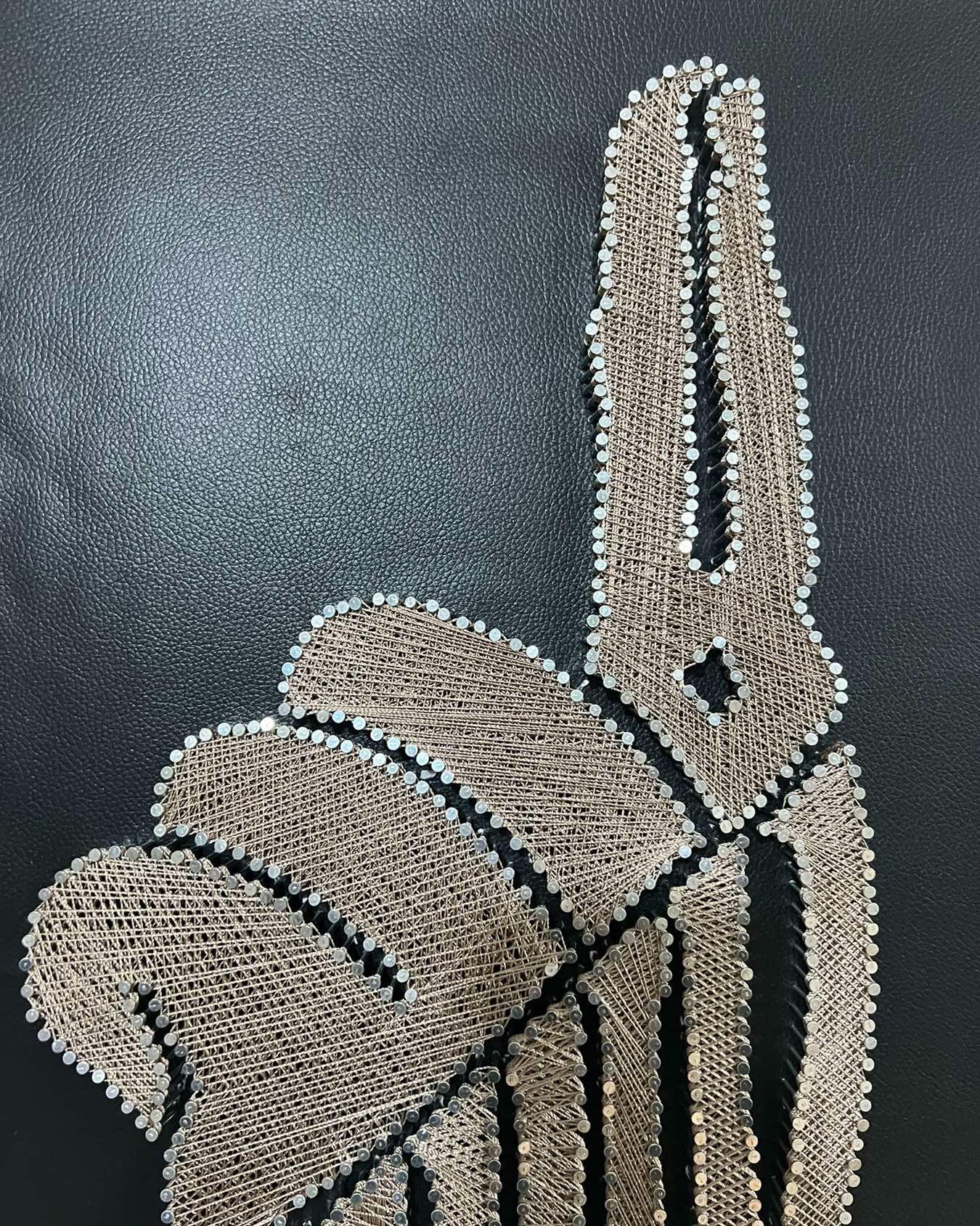 Sacred Kalima String Art محمد رسول‌الله