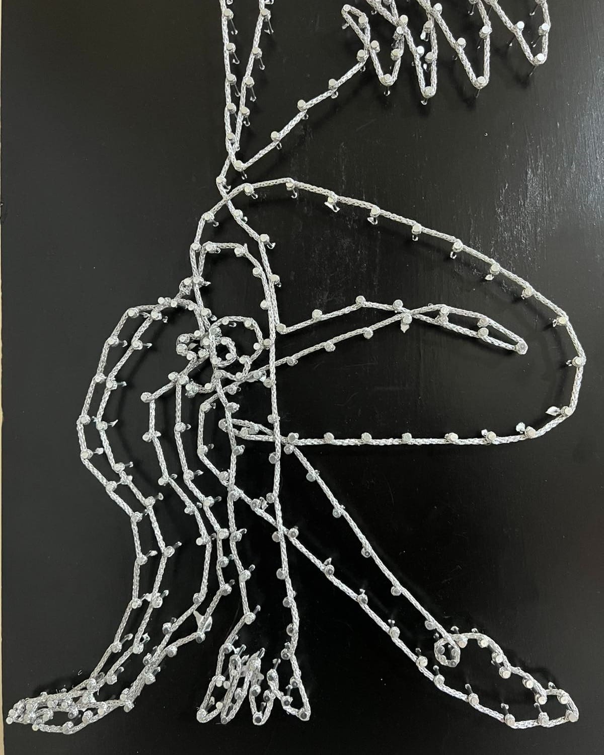 If She Had Wings” – String Art Panel