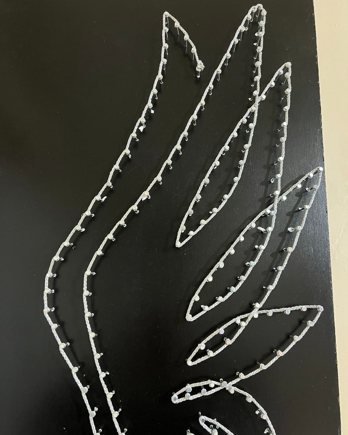 If She Had Wings” – String Art Panel