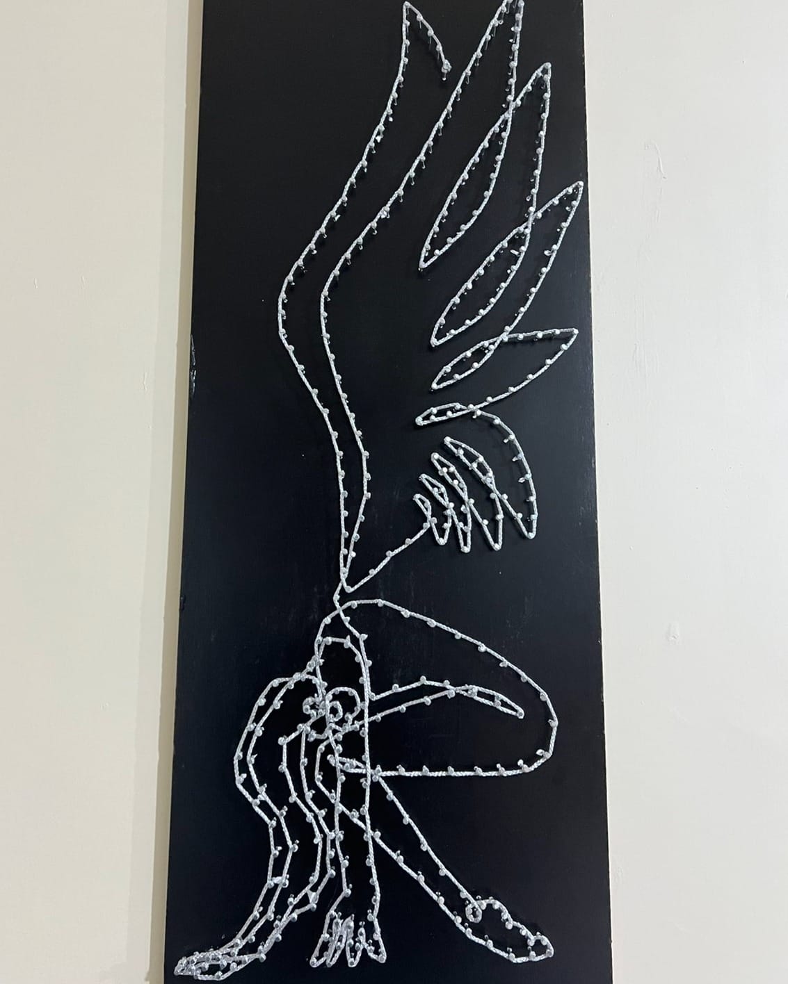 If She Had Wings” – String Art Panel