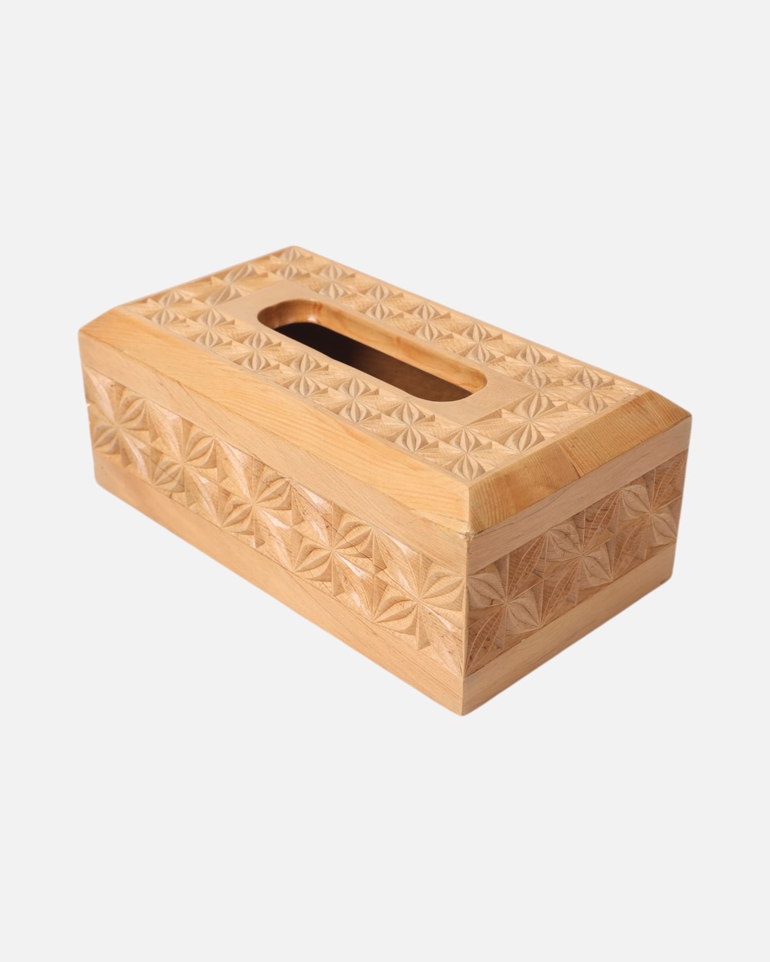 Tissue Paper Box with Nuristani Design – Archa Wood