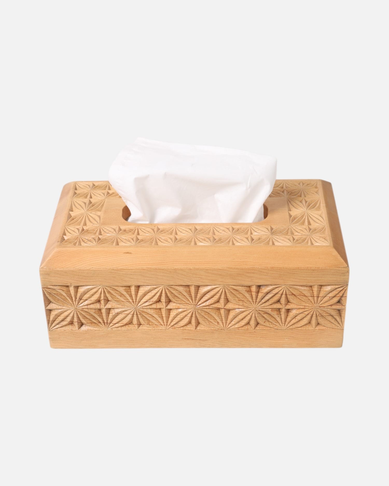 Tissue Paper Box with Nuristani Design – Archa Wood