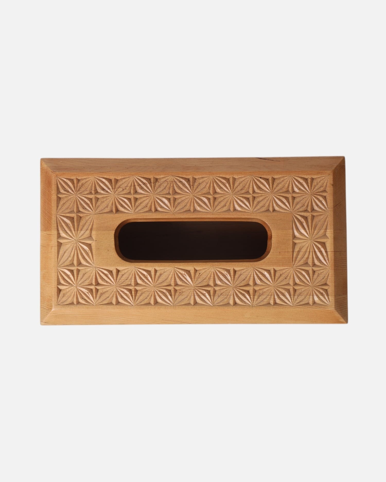 Handcrafted Wooden Tissue Box – Traditional Nooristani Design