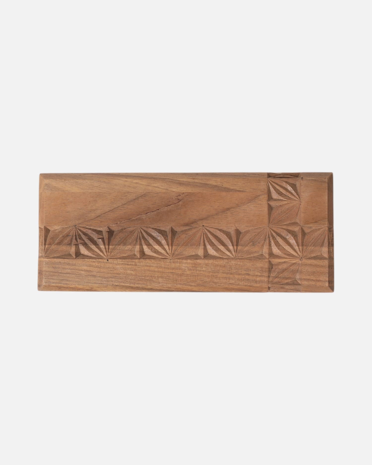 Unique Wooden Jewelry Box with Nooristani Detailing – Handcrafted Afghan Decor