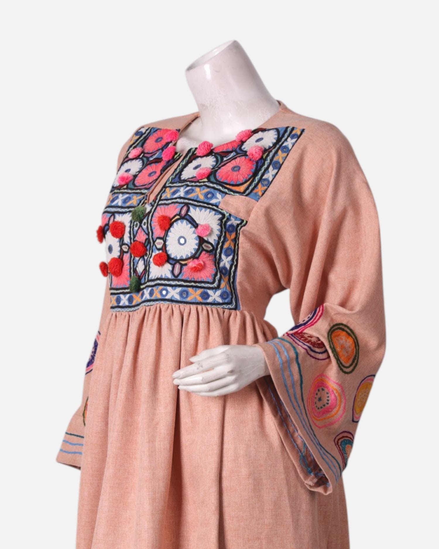 Embroidered Long Dress Set Wrikham