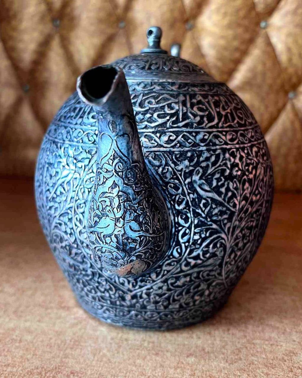 Handmade Afghan Engraved Teapot