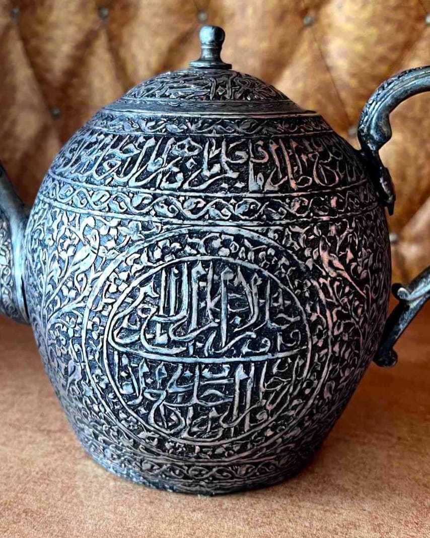 Handmade Afghan Engraved Teapot