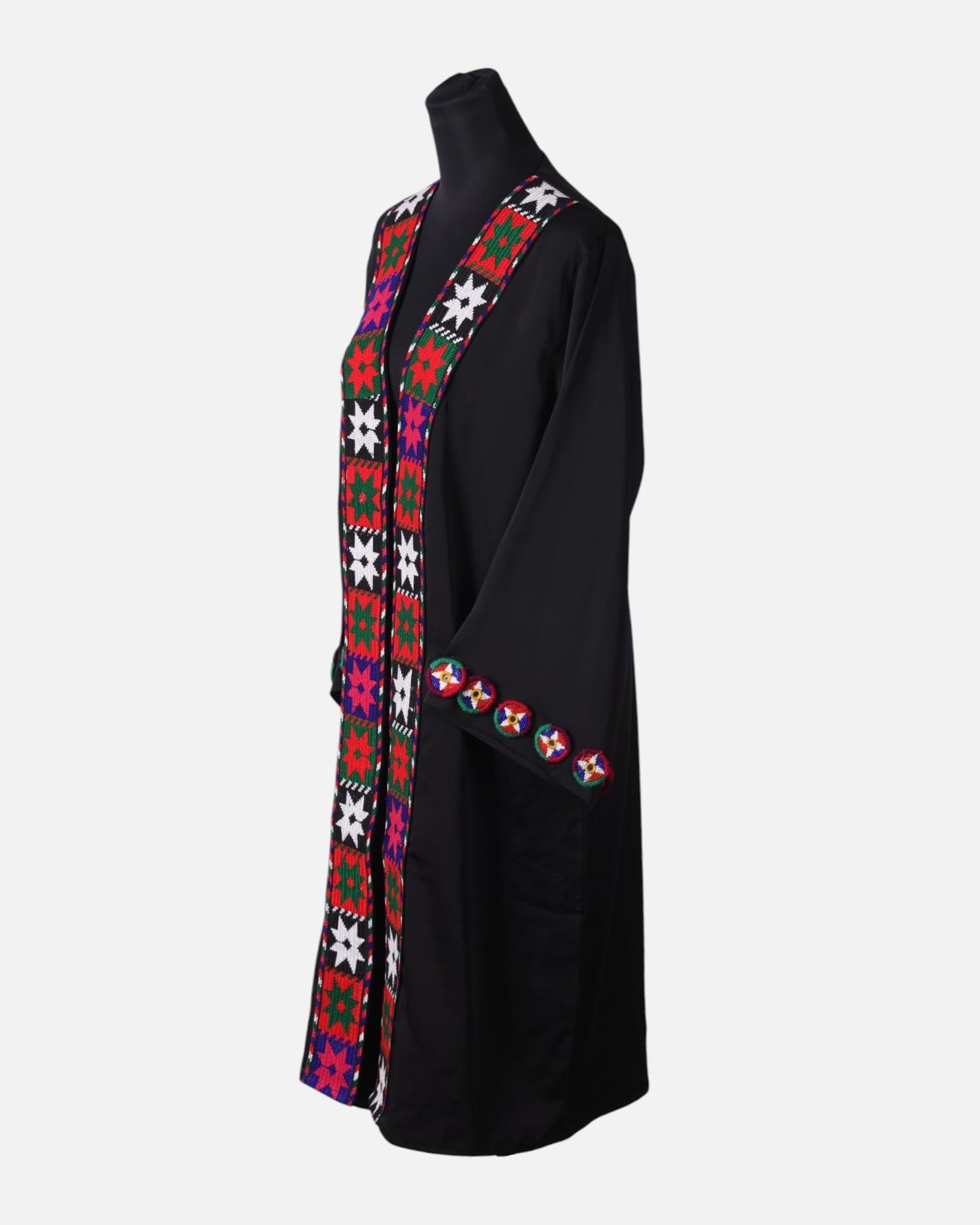 Black Tajik Women’s Chapan Handcrafted Coat
