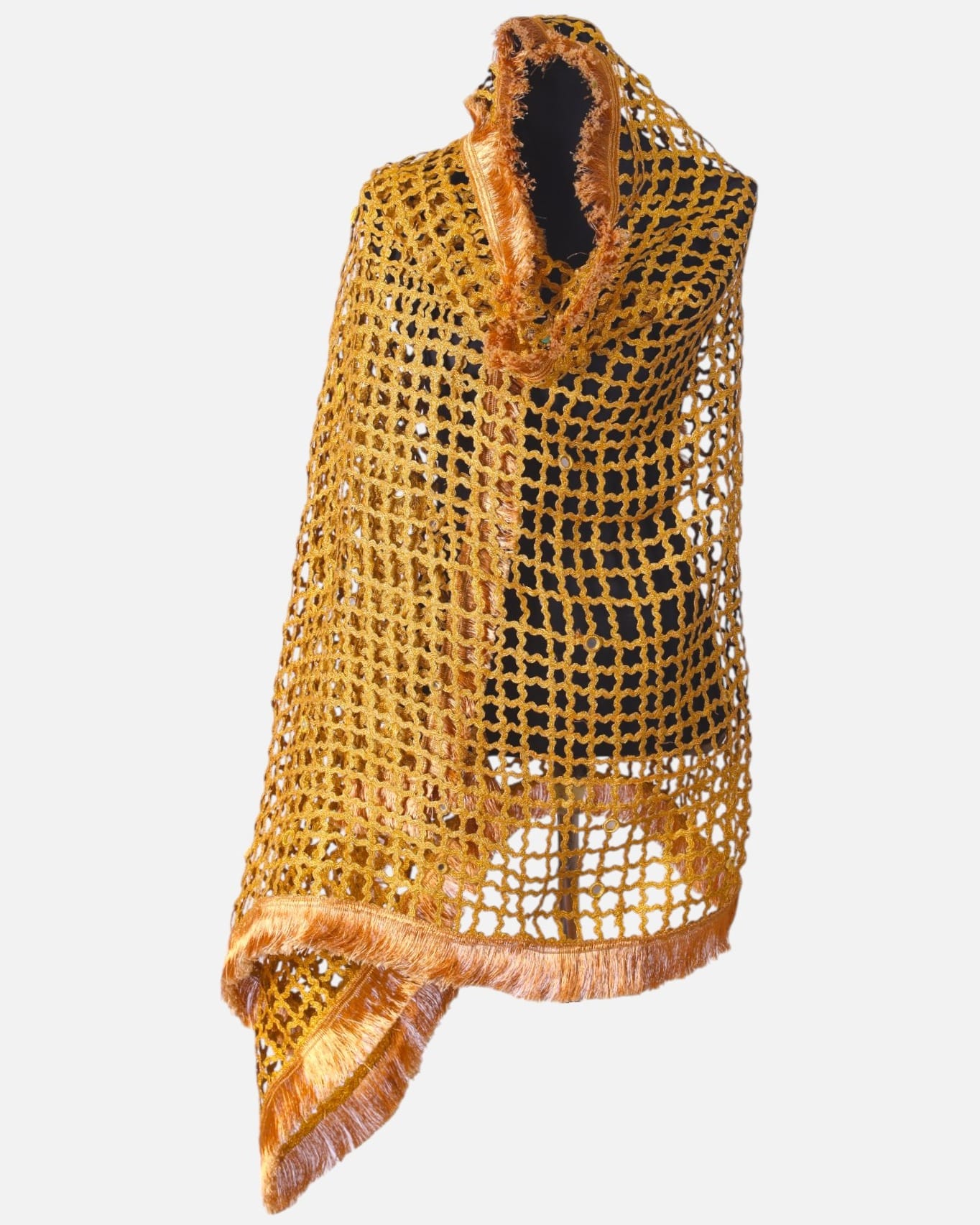 Yellow Unique Shawl For Girls