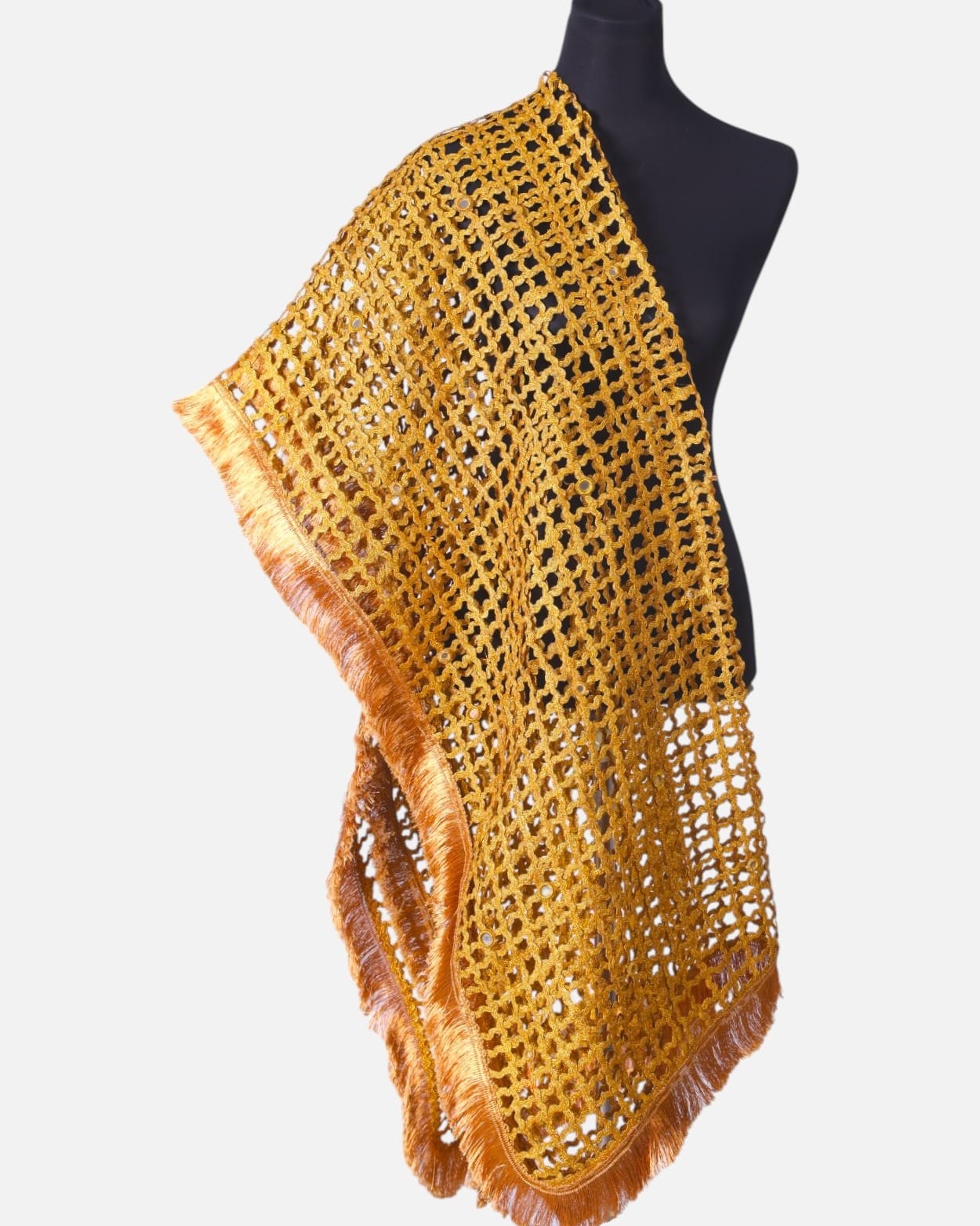 Yellow Unique Shawl For Girls