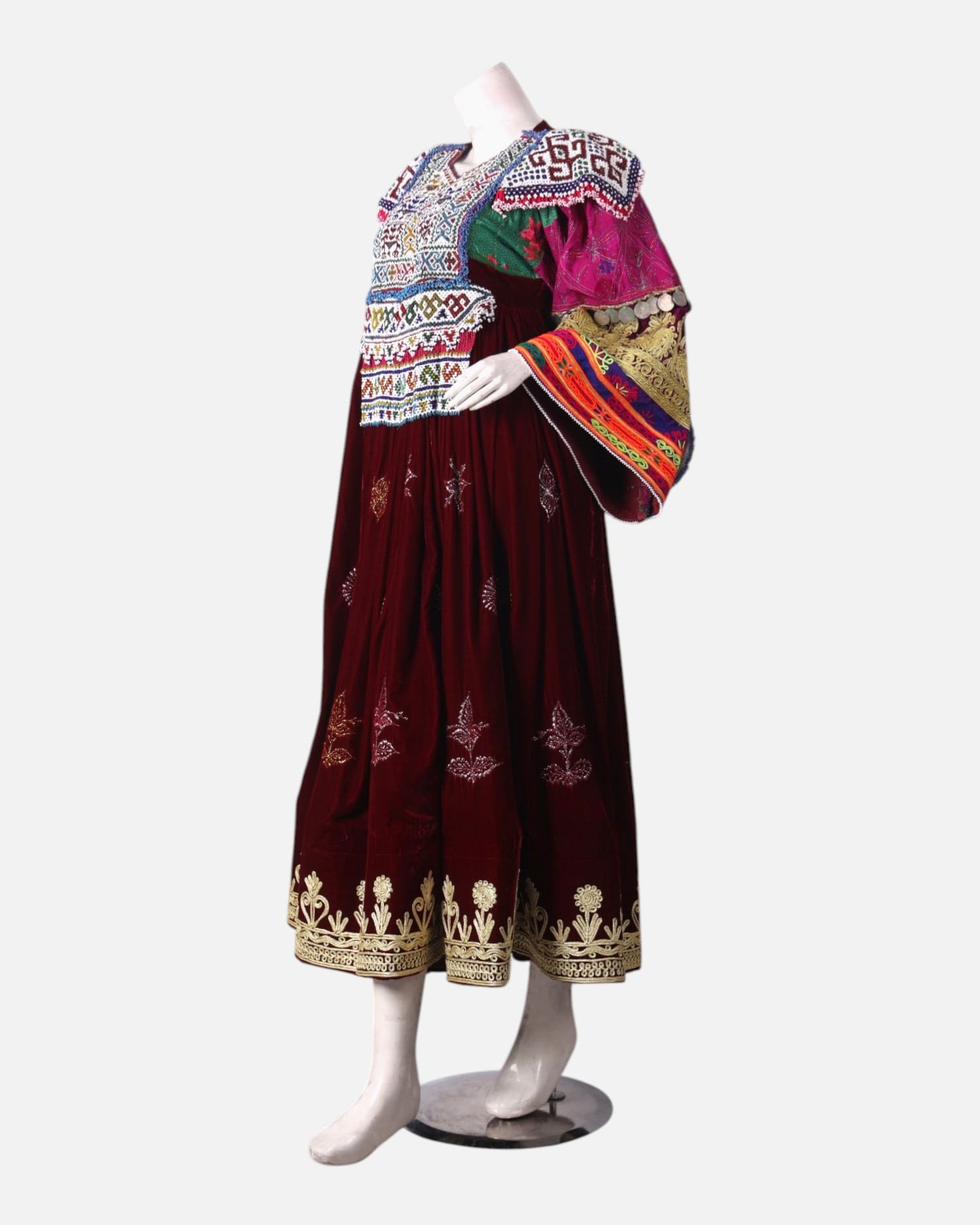 Embroidered Red Dress
