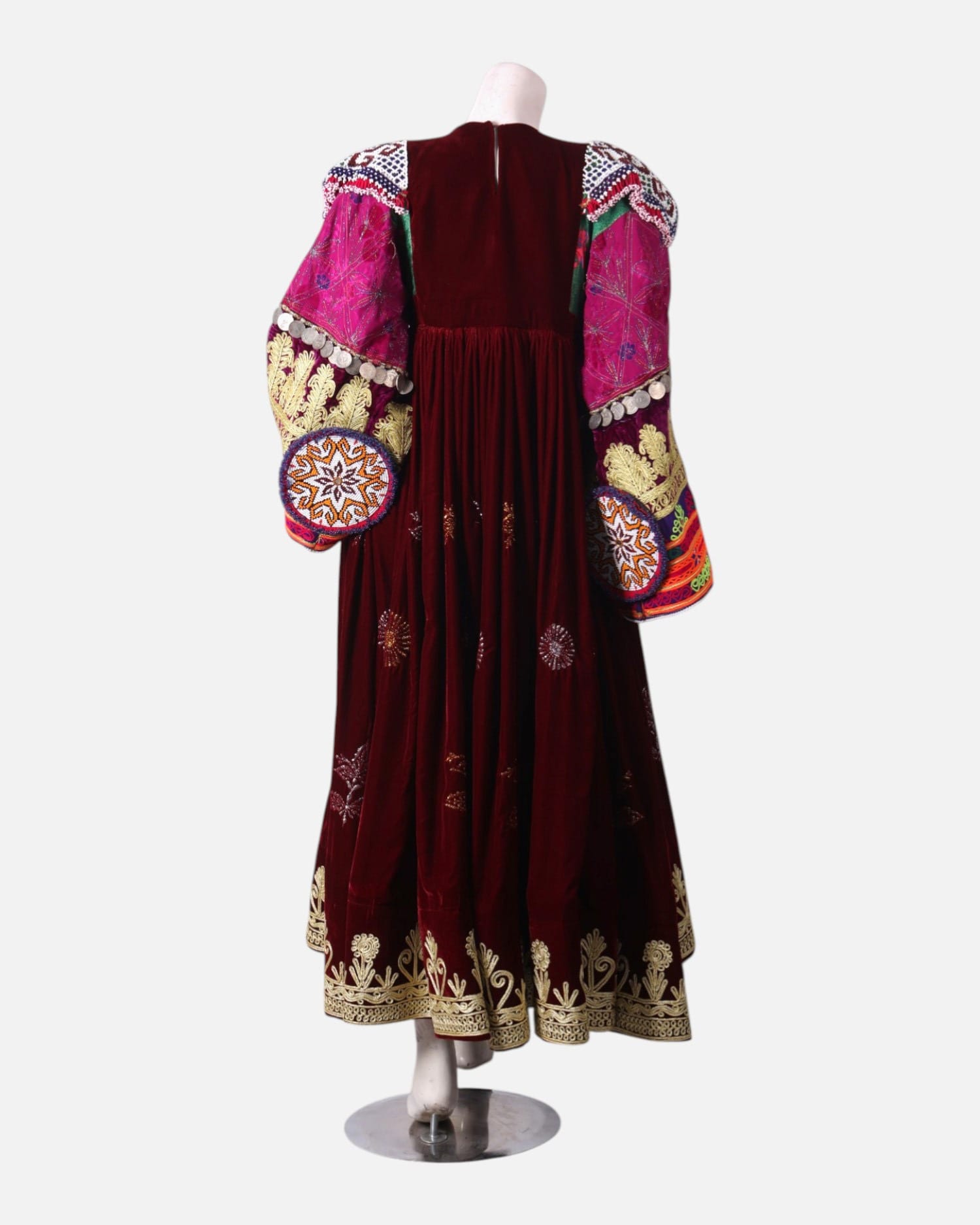 Embroidered Red Dress