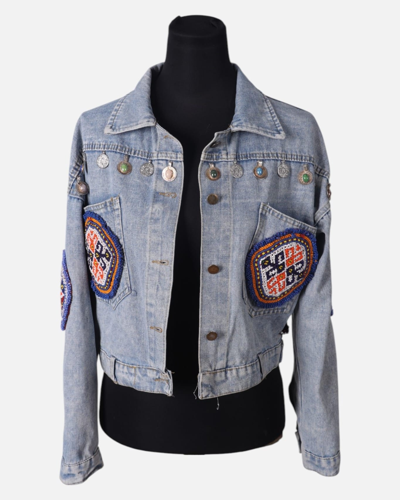 Women's Embroidered Denim Jacket