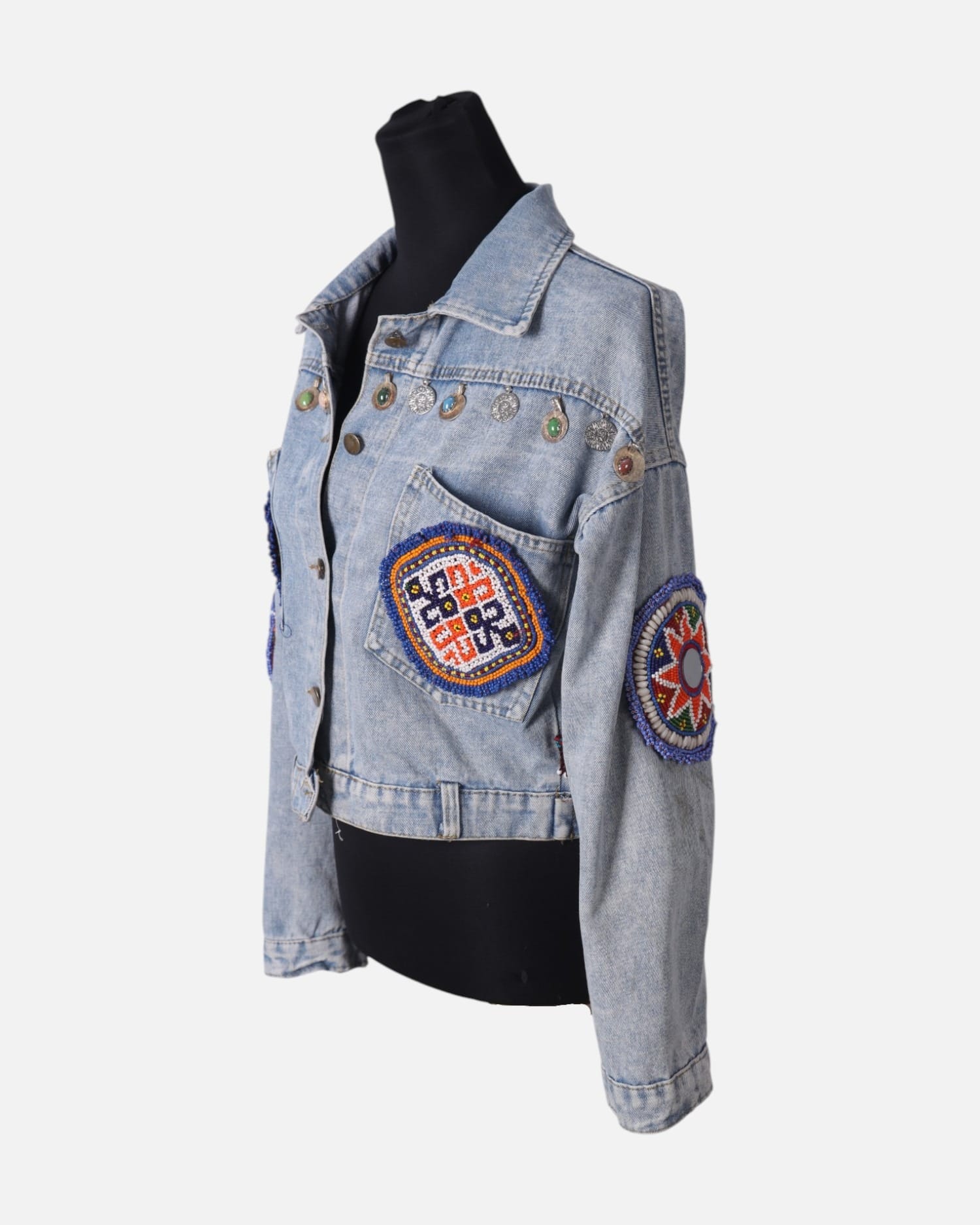 Women's Embroidered Denim Jacket