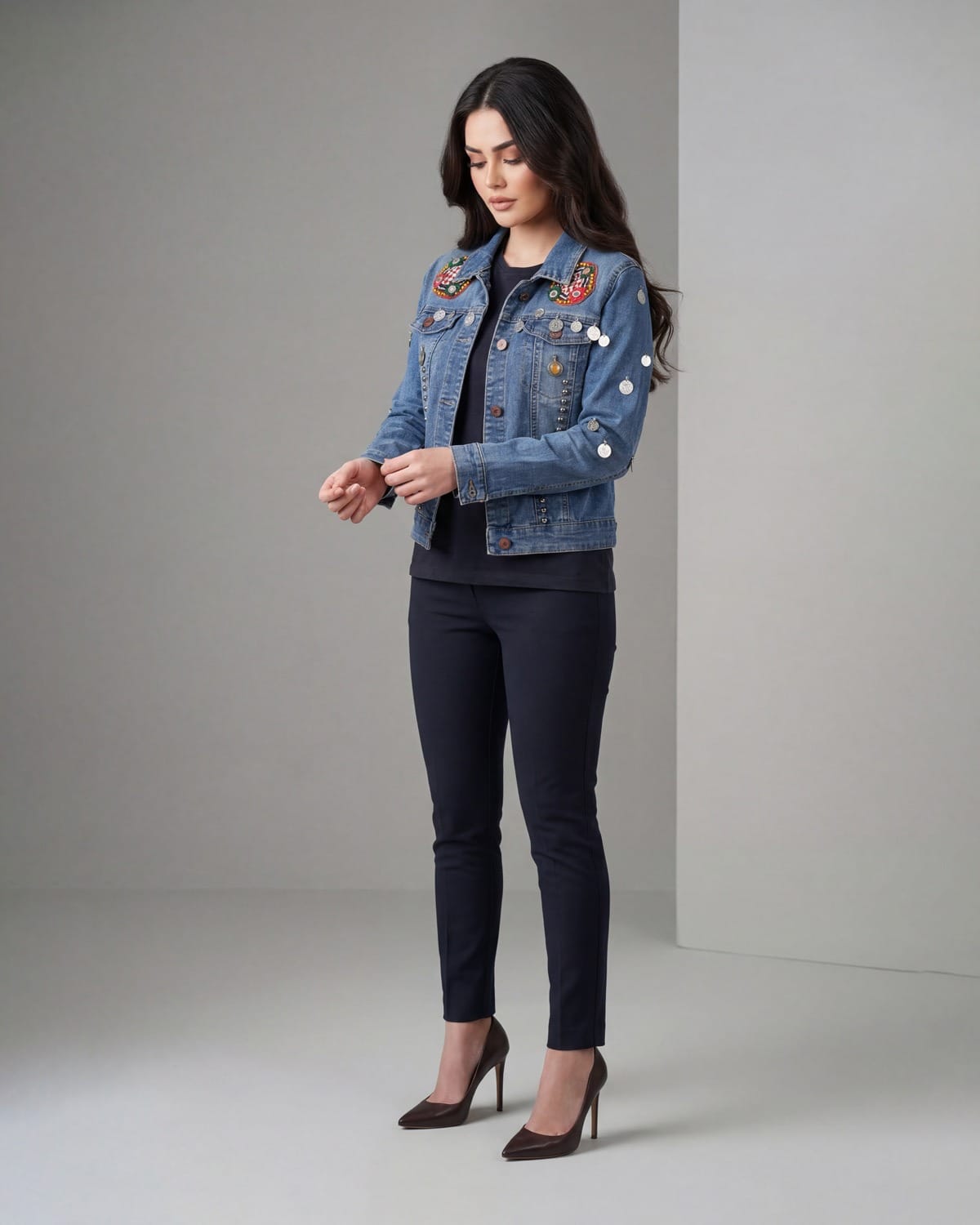 Women's Beaded Kuba Jacket