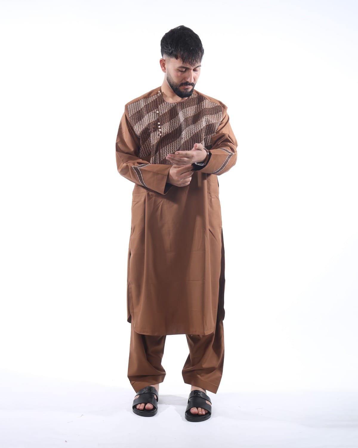 Qasimi Style Pehran Tumban Traditional Afghani