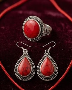 The Crimson Heritage jewelry suit