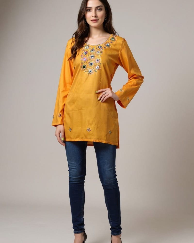 Yellow  Punjabi Dress