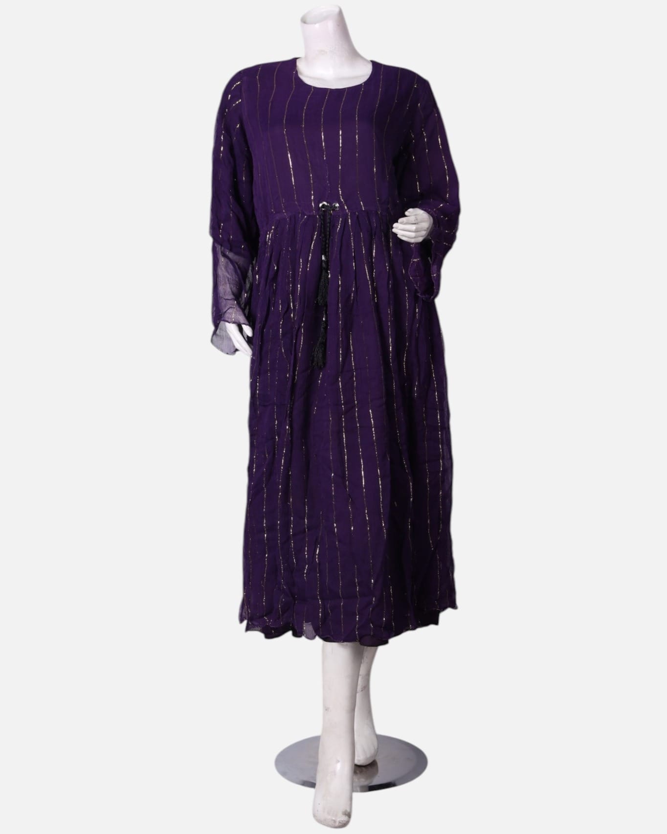 Deep Purple Afghan Dress