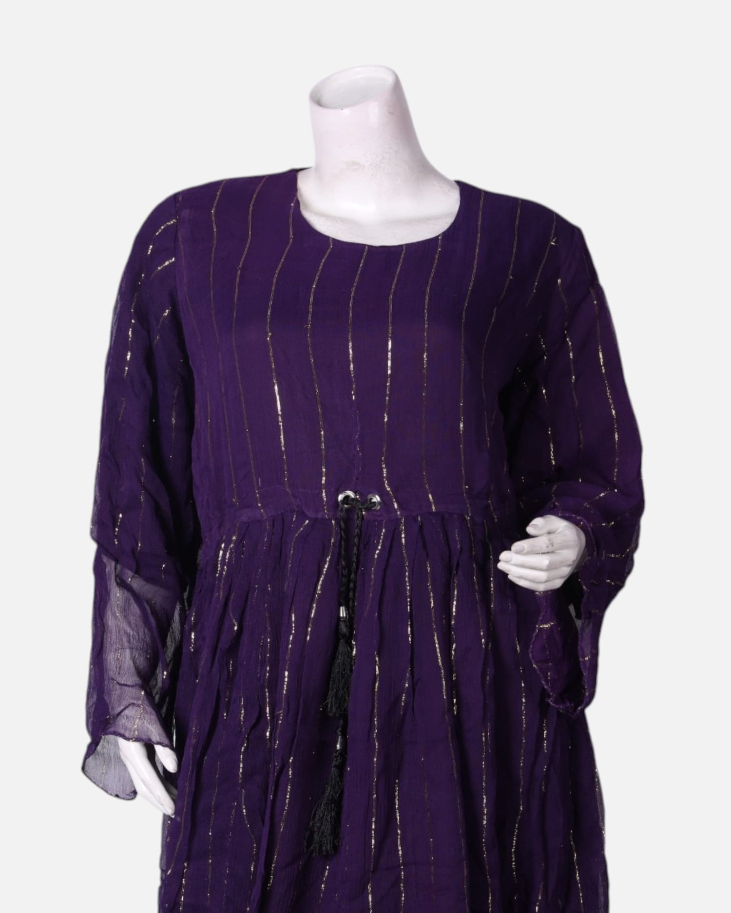 Deep Purple Afghan Dress