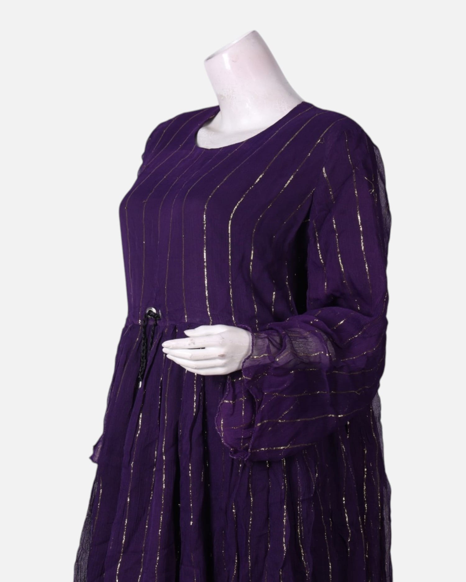Deep Purple Afghan Dress