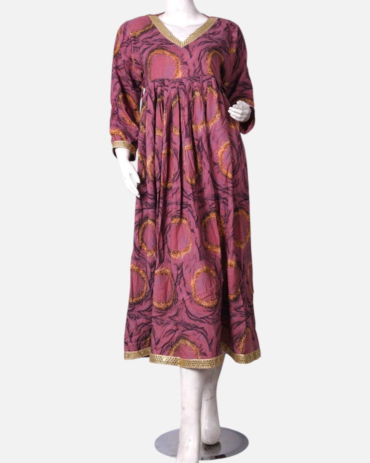Cotton Embroidered Dress