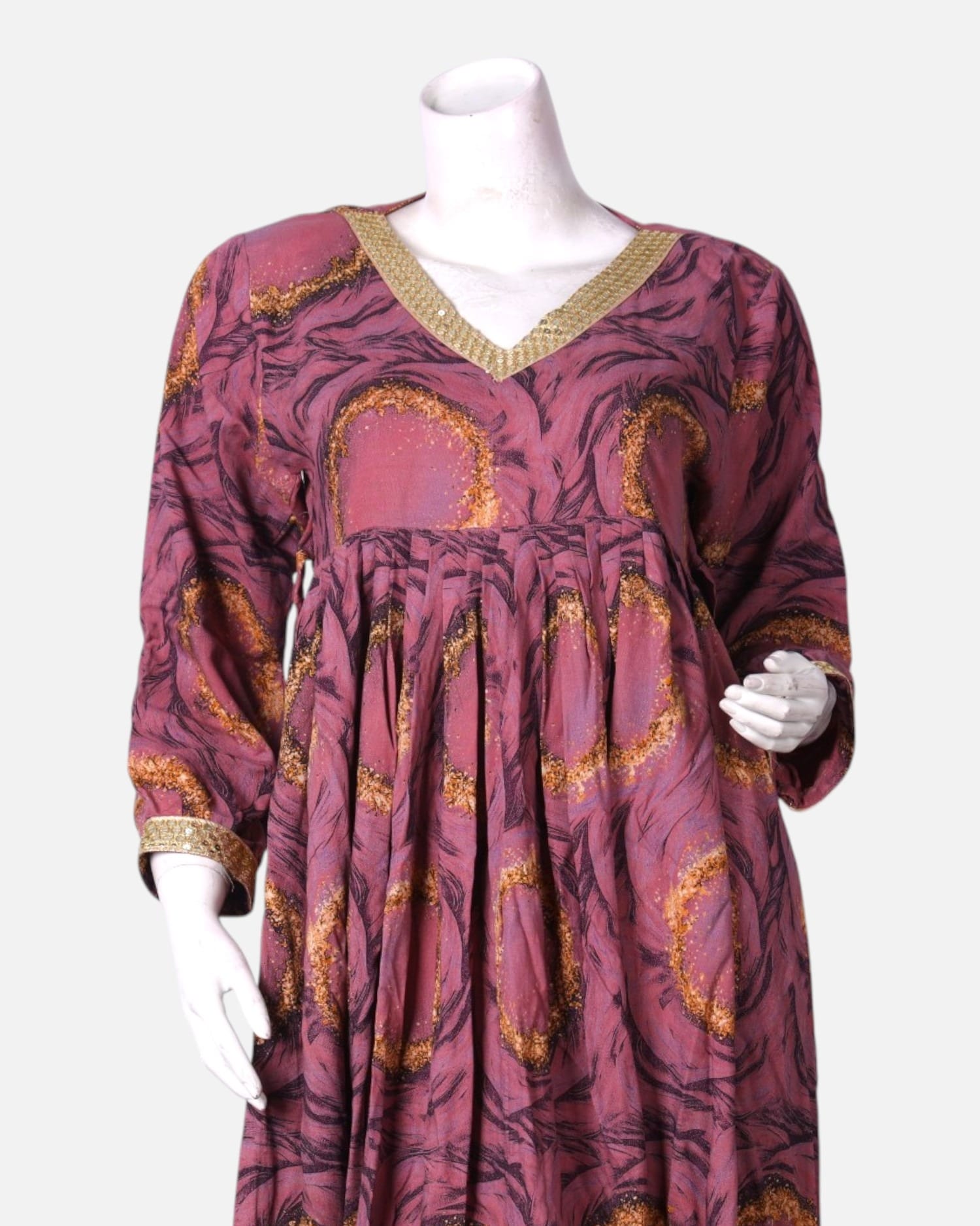 Cotton Embroidered Dress
