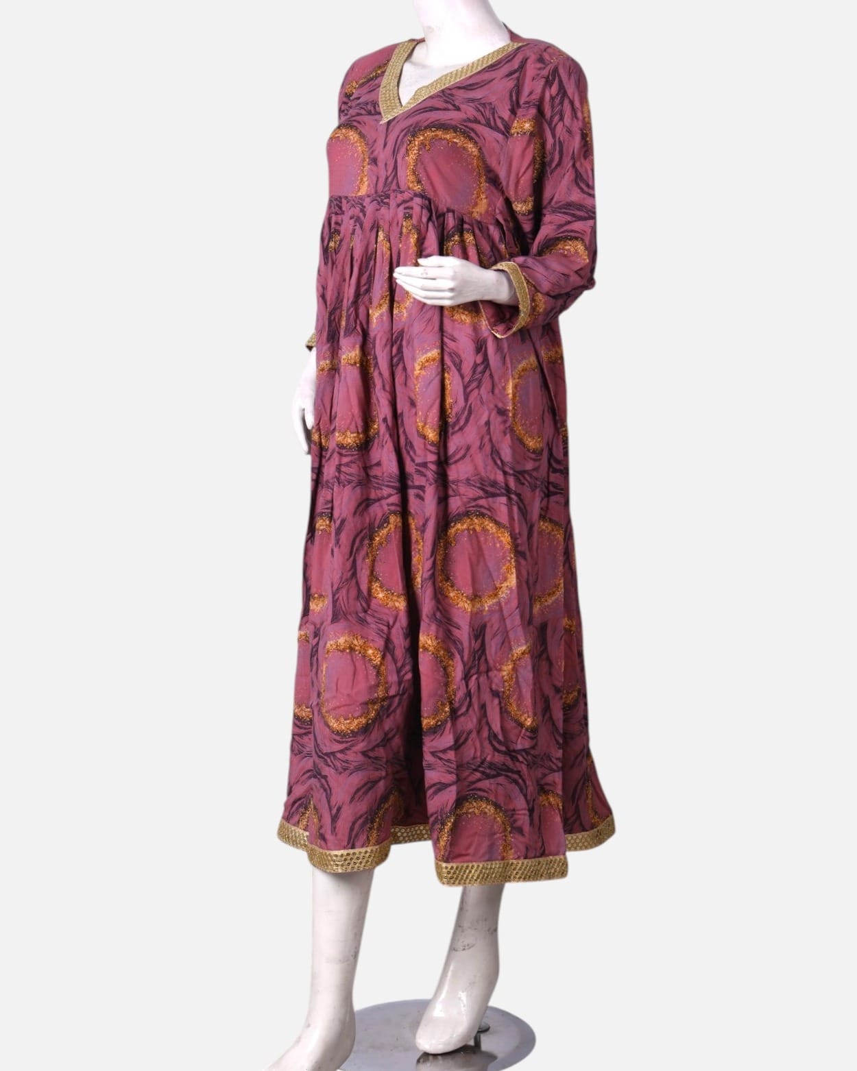 Cotton Embroidered Dress