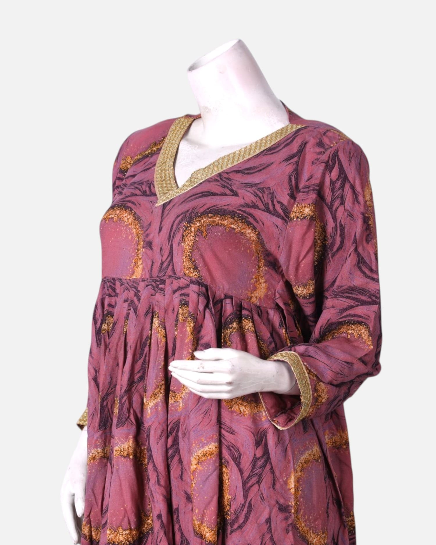 Cotton Embroidered Dress