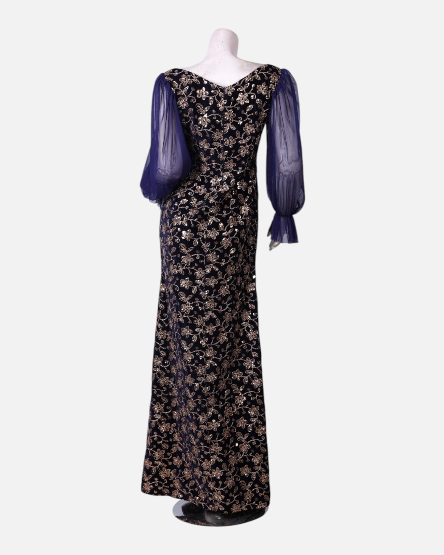 Floral Velvet Dress