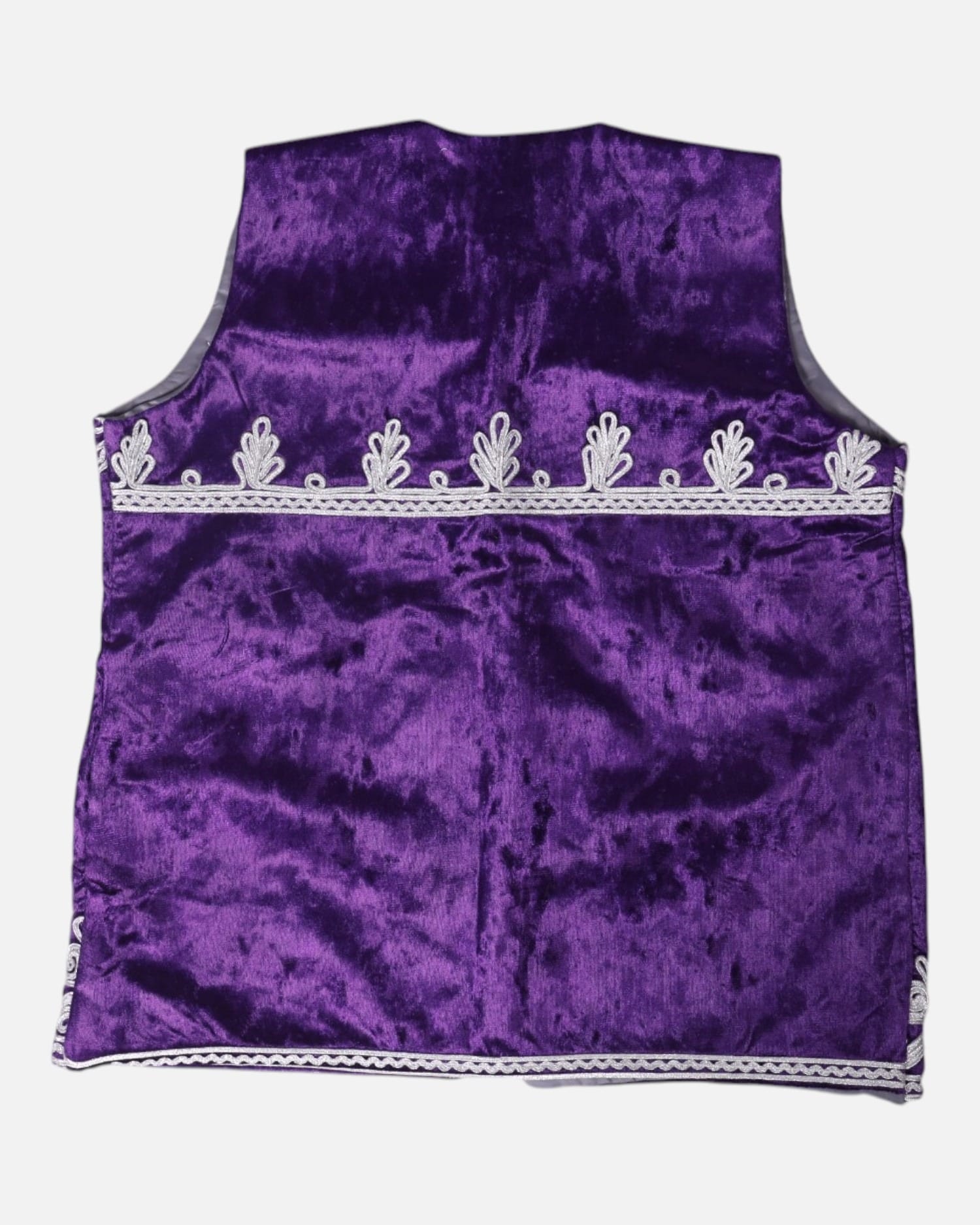 Afghan Purple Velvet Vest