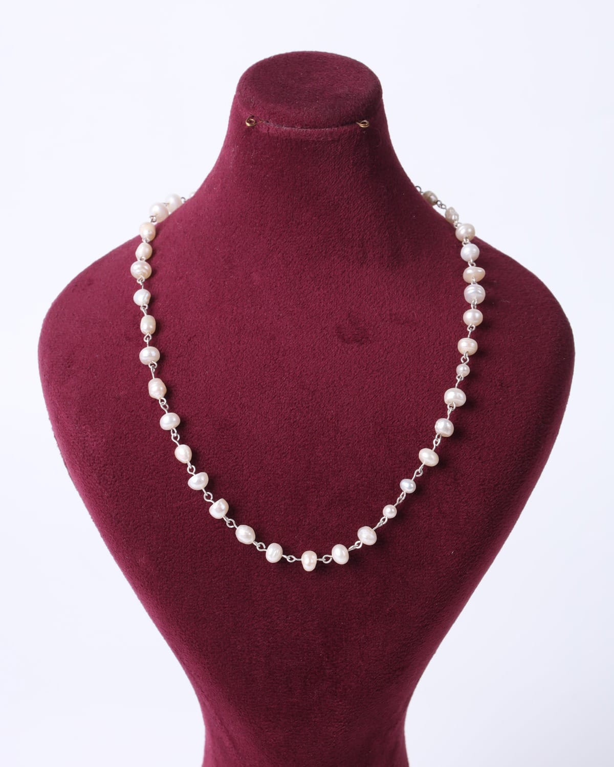 Pearl Jewelry Set Sadaf Necklace, Earrings, Bracelet