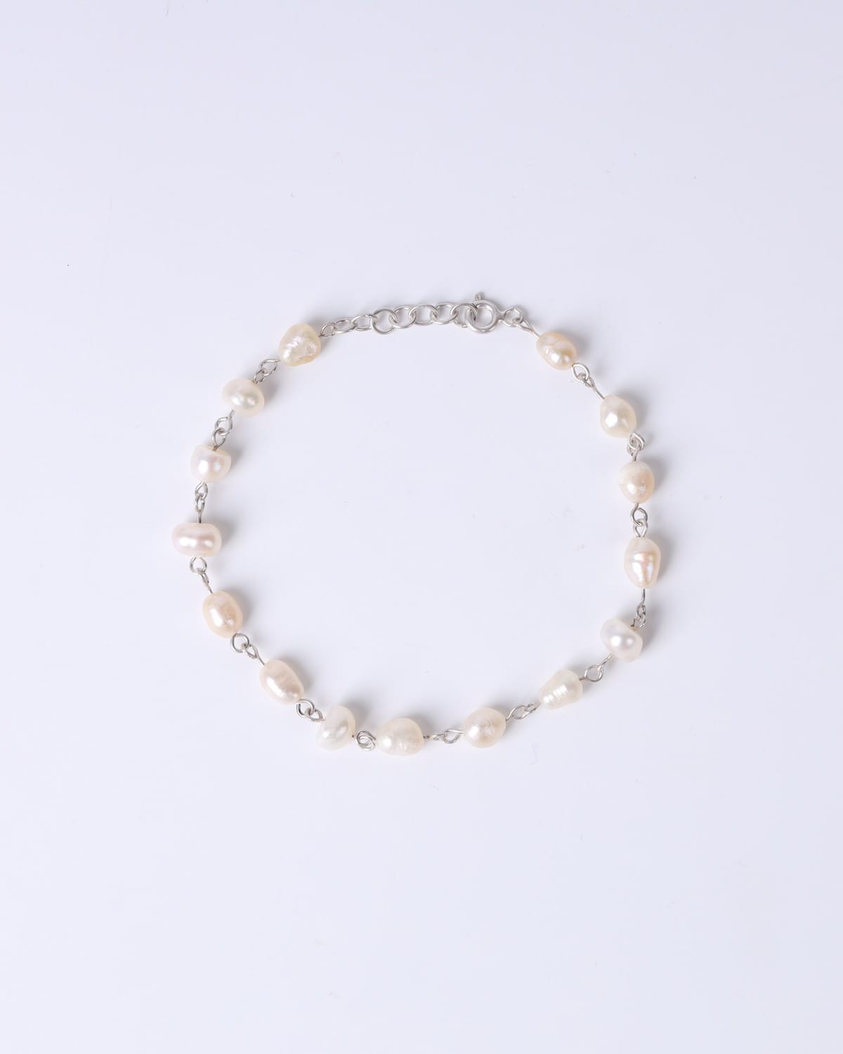 Pearl Jewelry Set Sadaf Necklace, Earrings, Bracelet