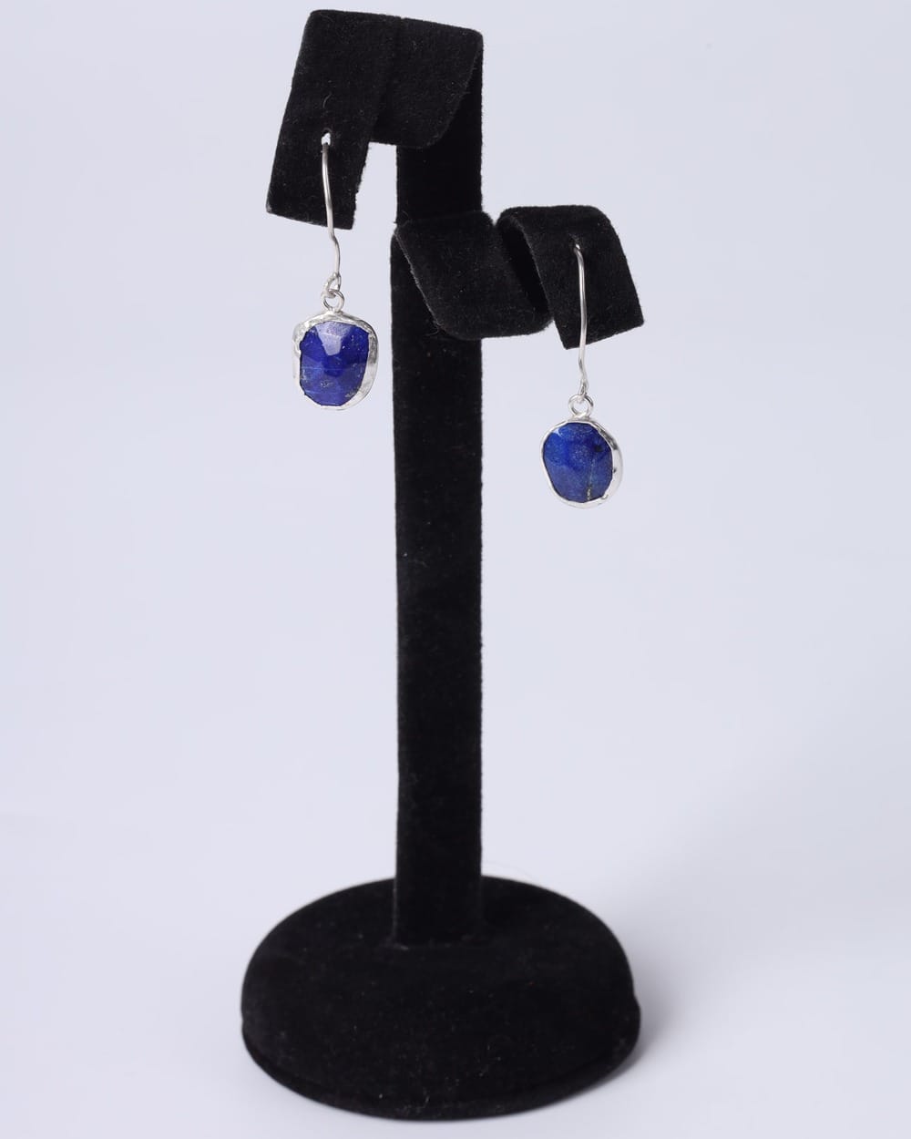 Lapis Jewelry Set – Silver Necklace, Earrings and Bracelet