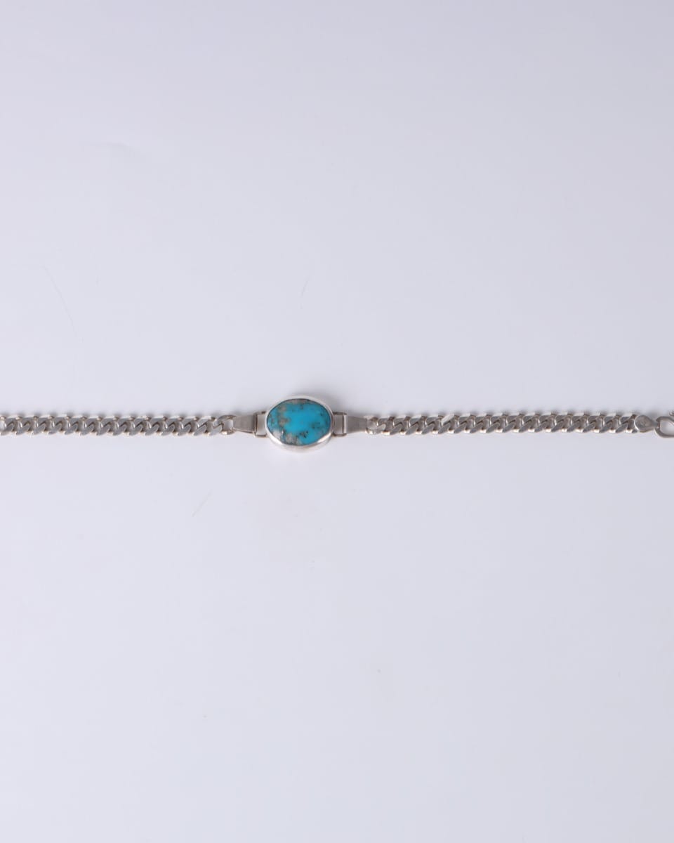 Turquoise Silver Statement Bracelet