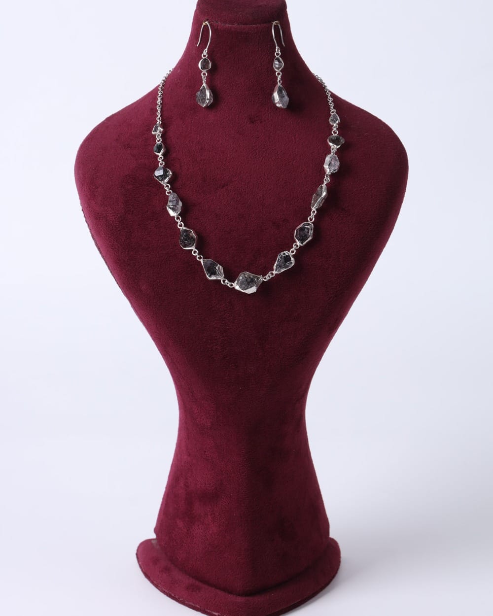 Necklace & Bracelet Set – Silver Jewelry