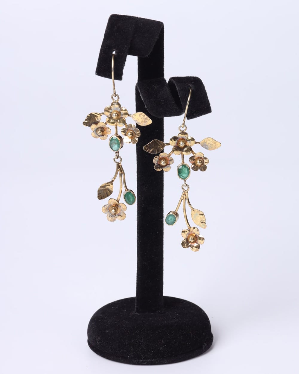Emerald Necklace, Earrings, and Bracelet Set