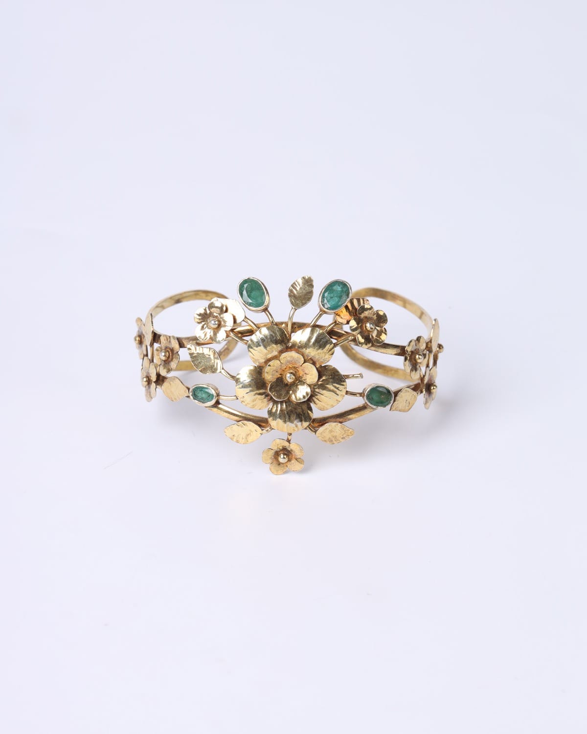 Emerald Necklace, Earrings, and Bracelet Set