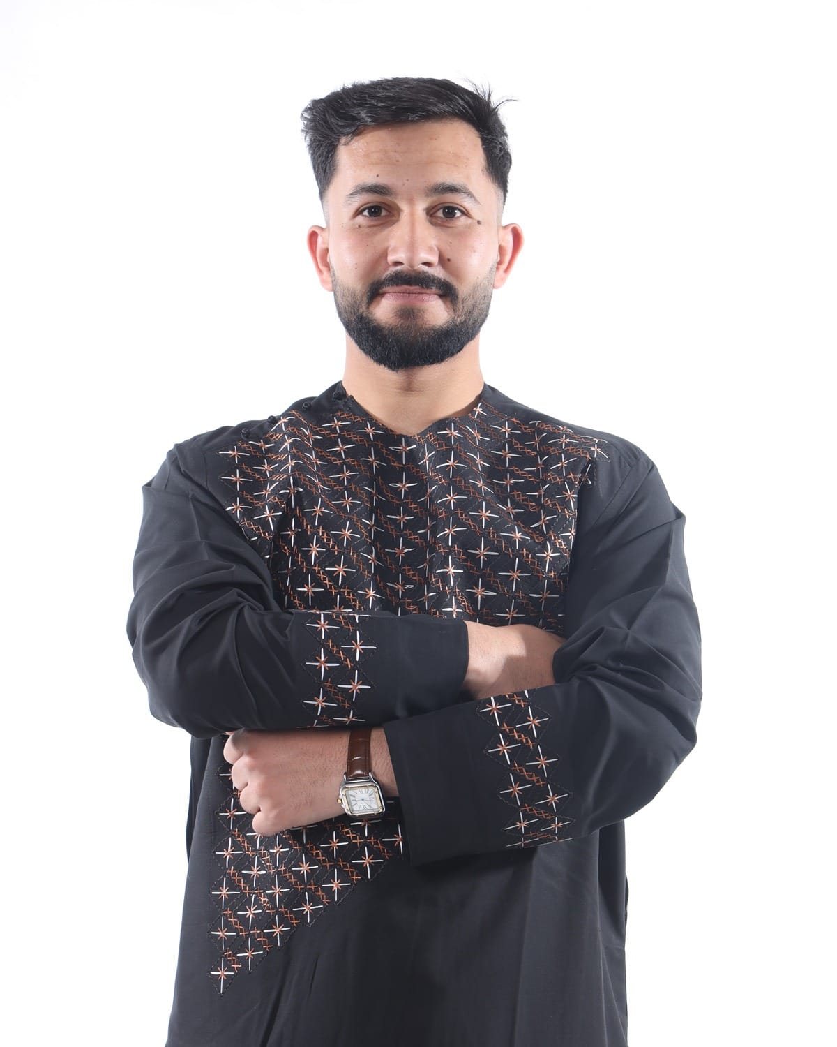 Afghani Sena Pur Pehran Tumban Afghani Style in Grace Fabric