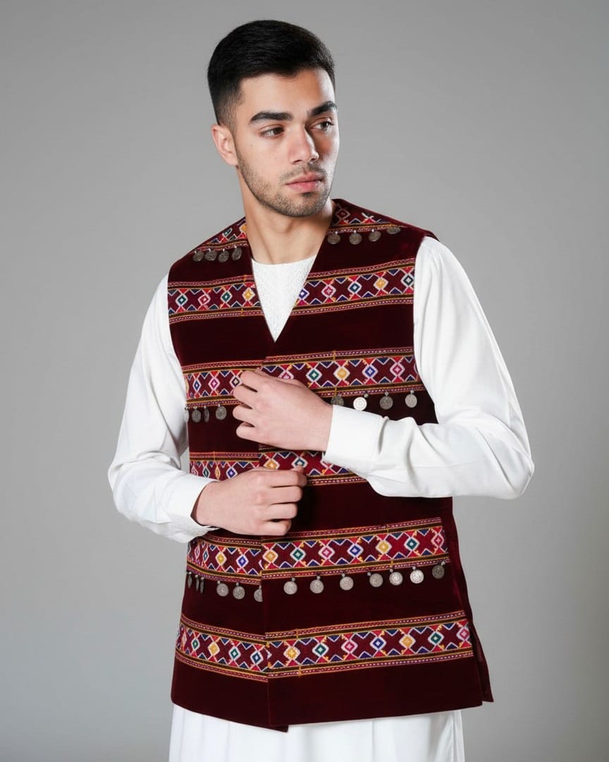 Rashid Khan Waistcoat Men Style