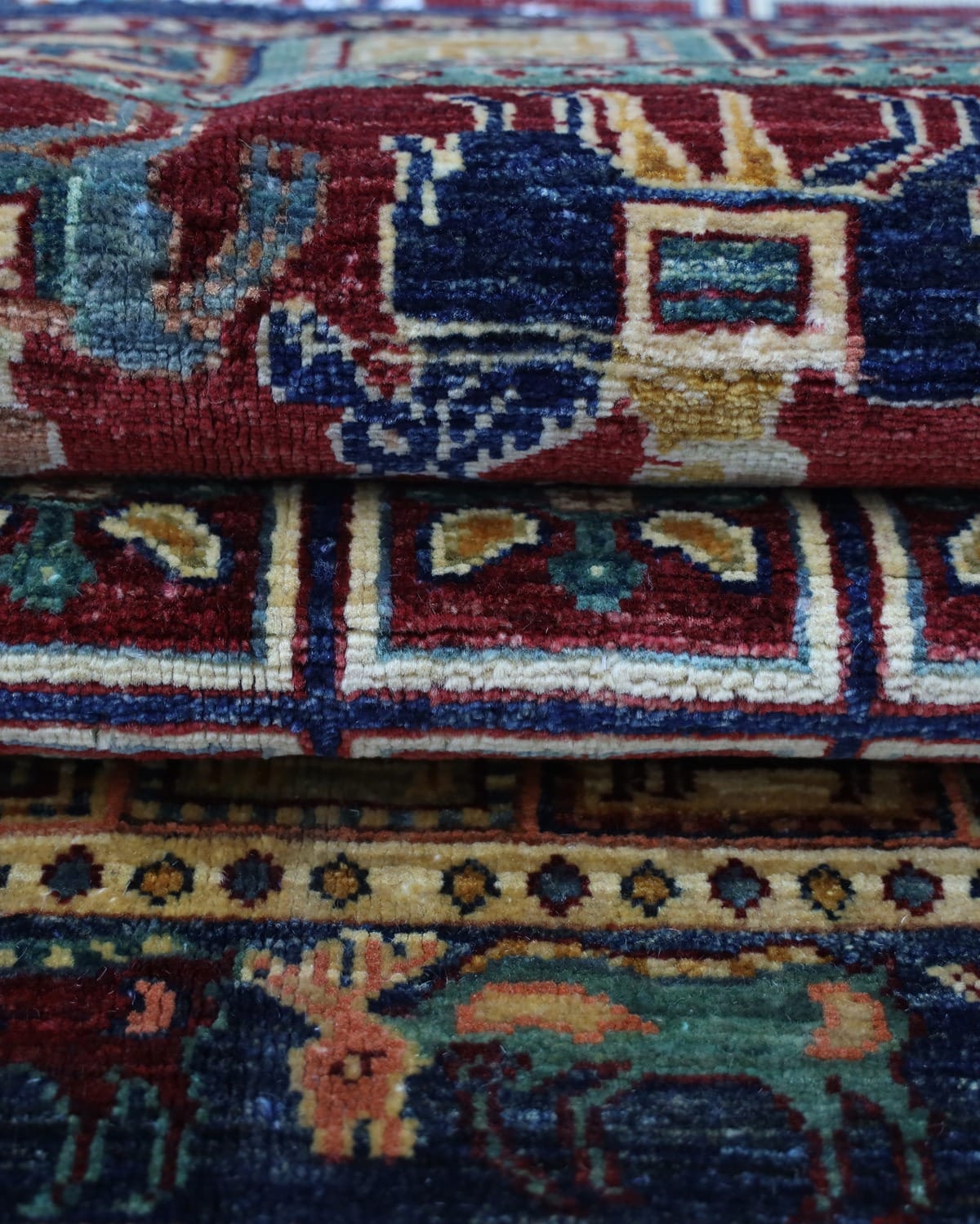 Afghan Rug, Handmade Wool Tribal Carpet