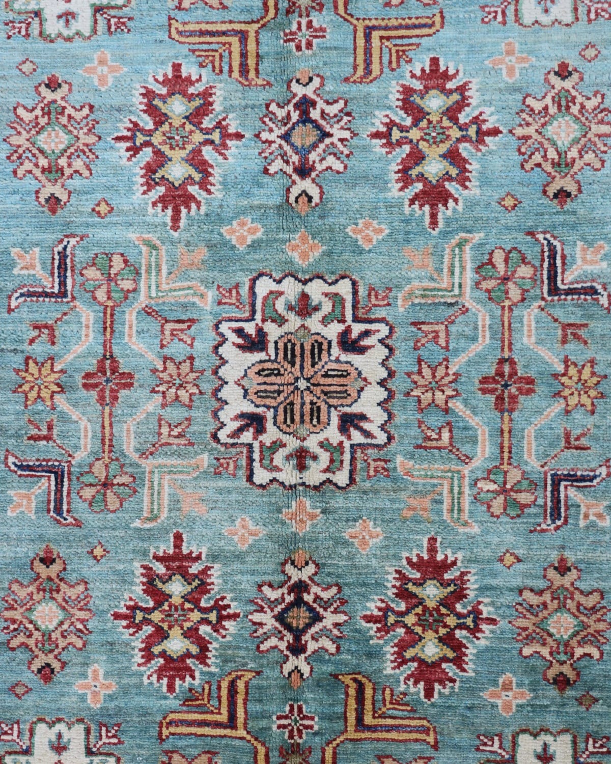 Afghan Handmade Wool Rug Traditional Floral Design, Living Room/Bedroom Carpet