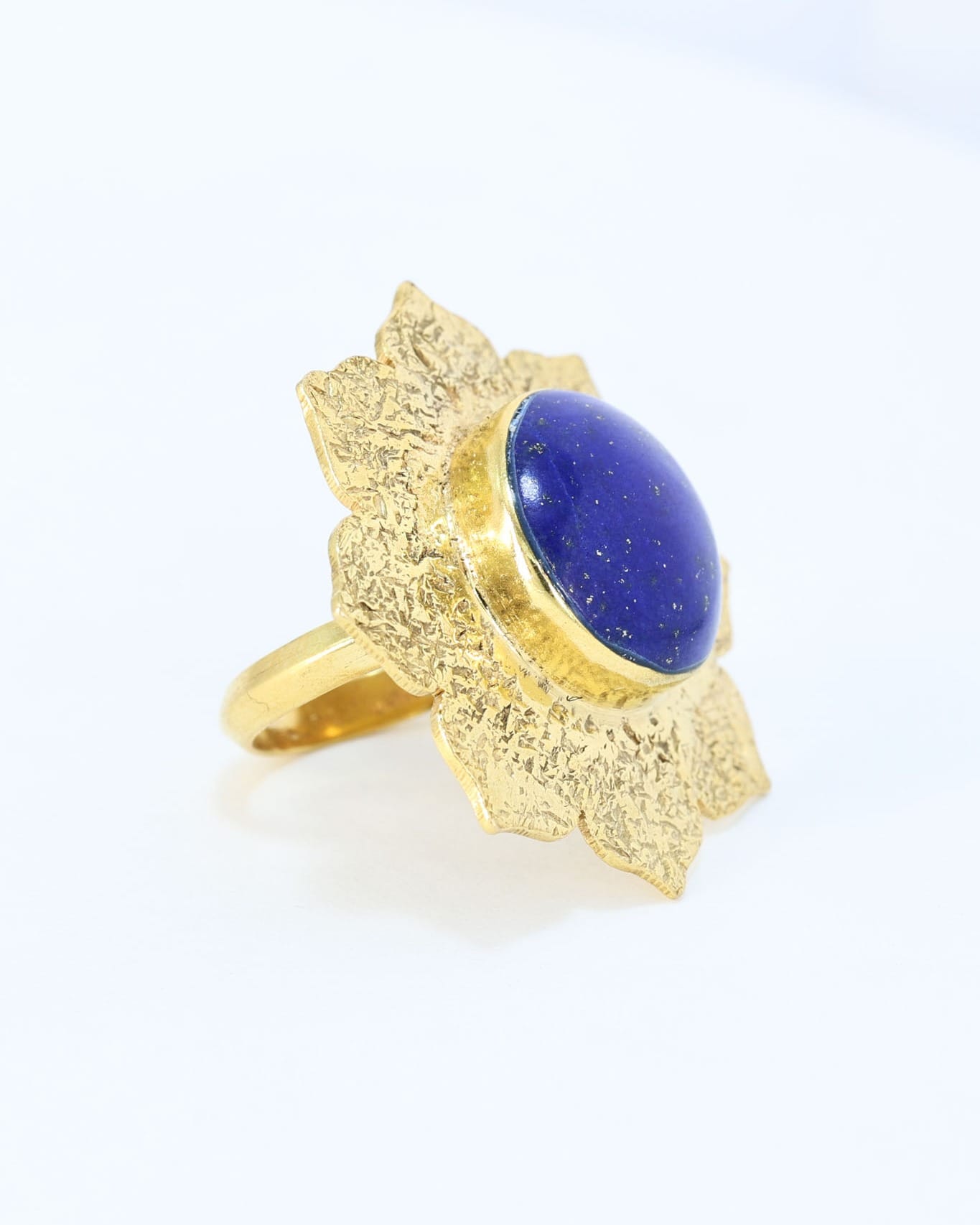 Lapis Lazuli Mola Ali Gold Ring