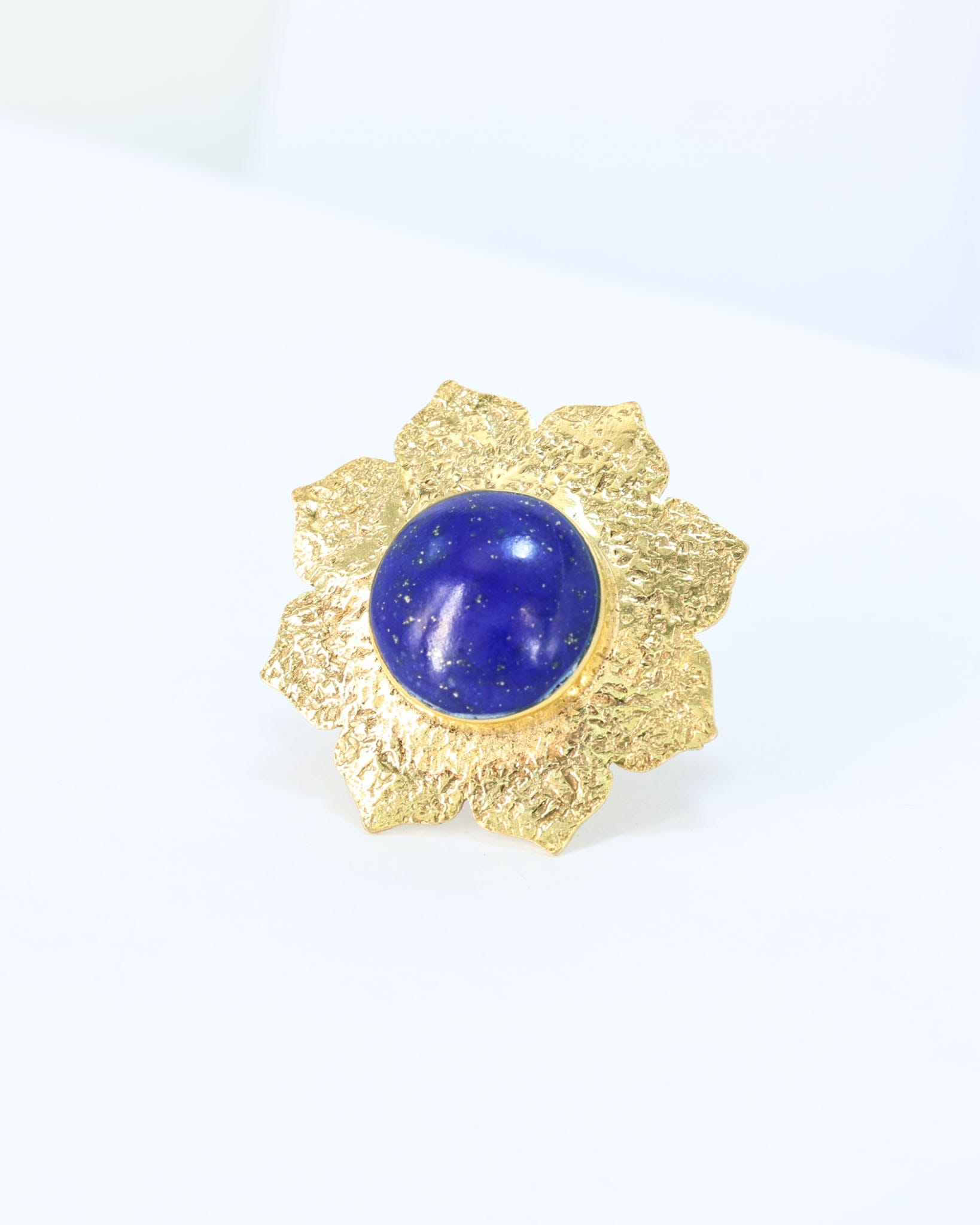 Lapis Lazuli Mola Ali Gold Ring