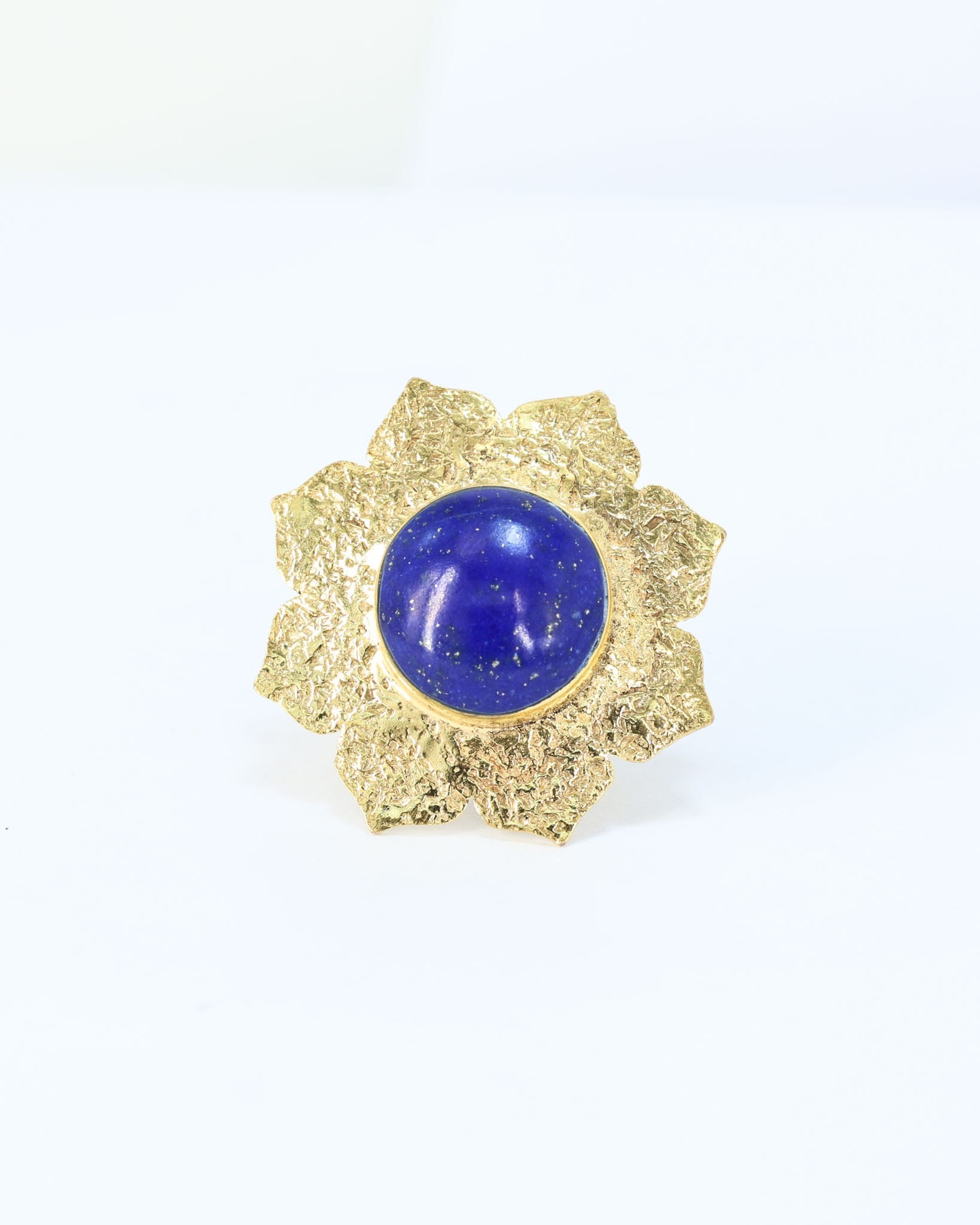 Lapis Lazuli Mola Ali Gold Ring