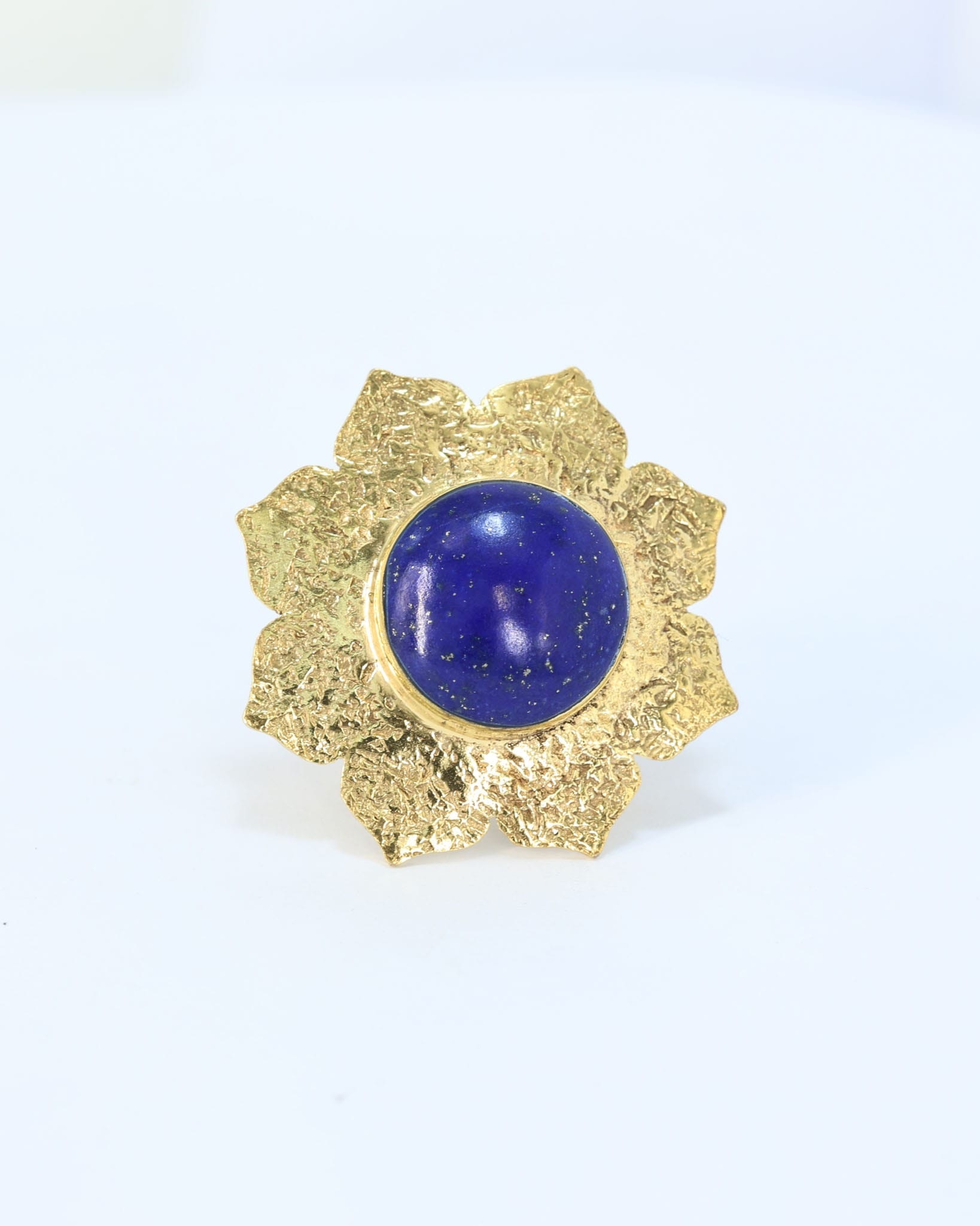 Lapis Lazuli Mola Ali Gold Ring