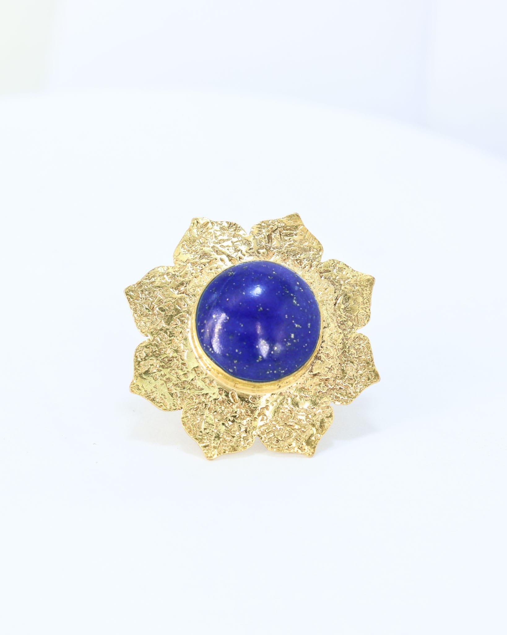 Lapis Lazuli Mola Ali Gold Ring
