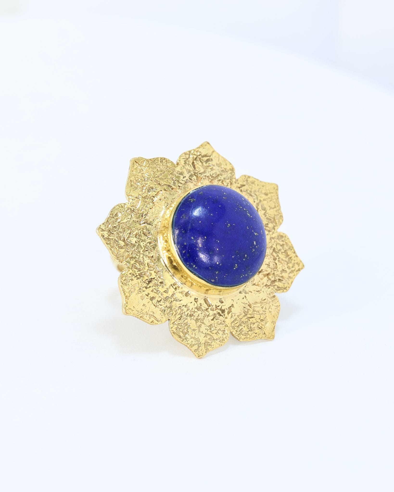 Lapis Lazuli Mola Ali Gold Ring