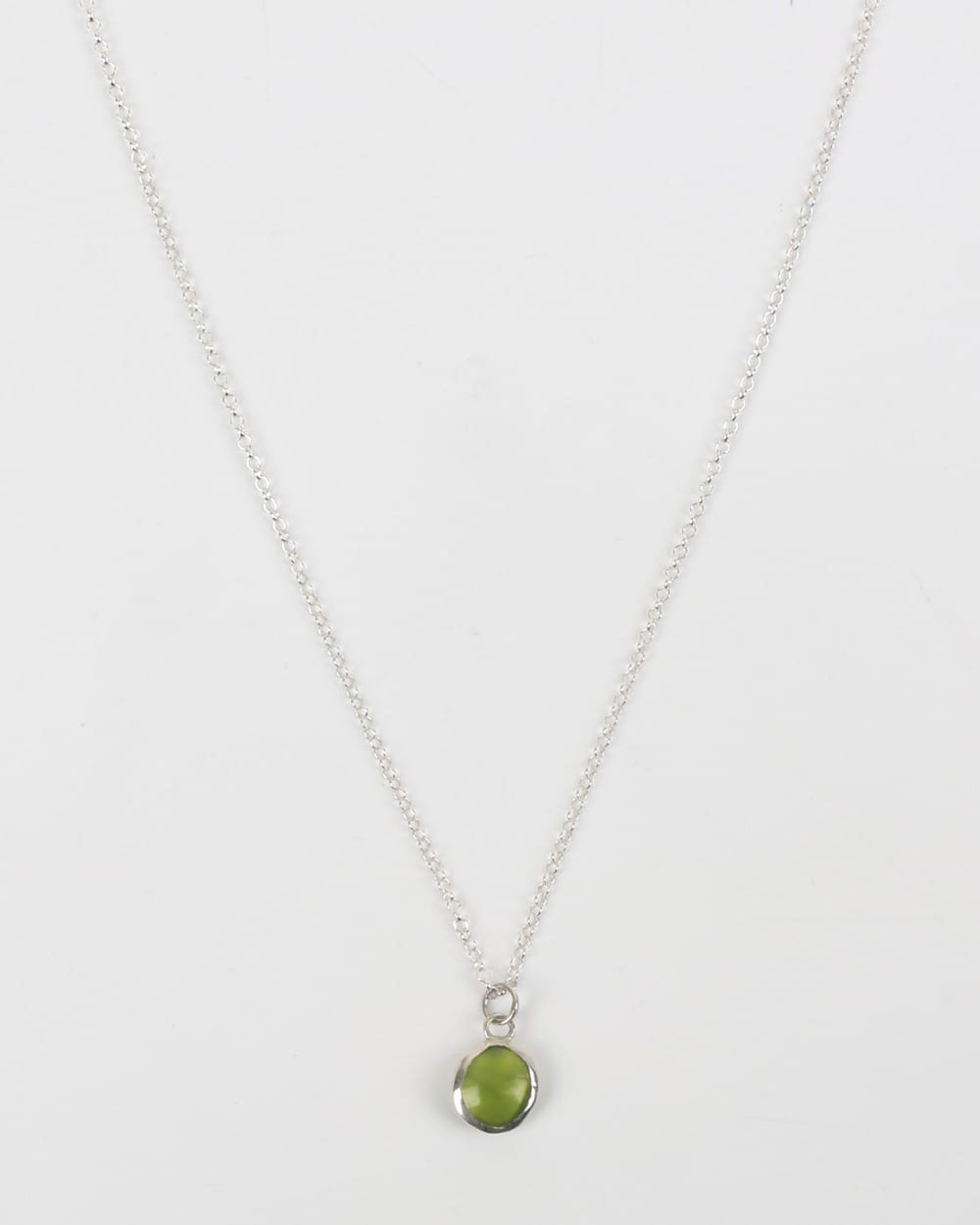 Green Flower Necklace with Shah Maqsud Stone